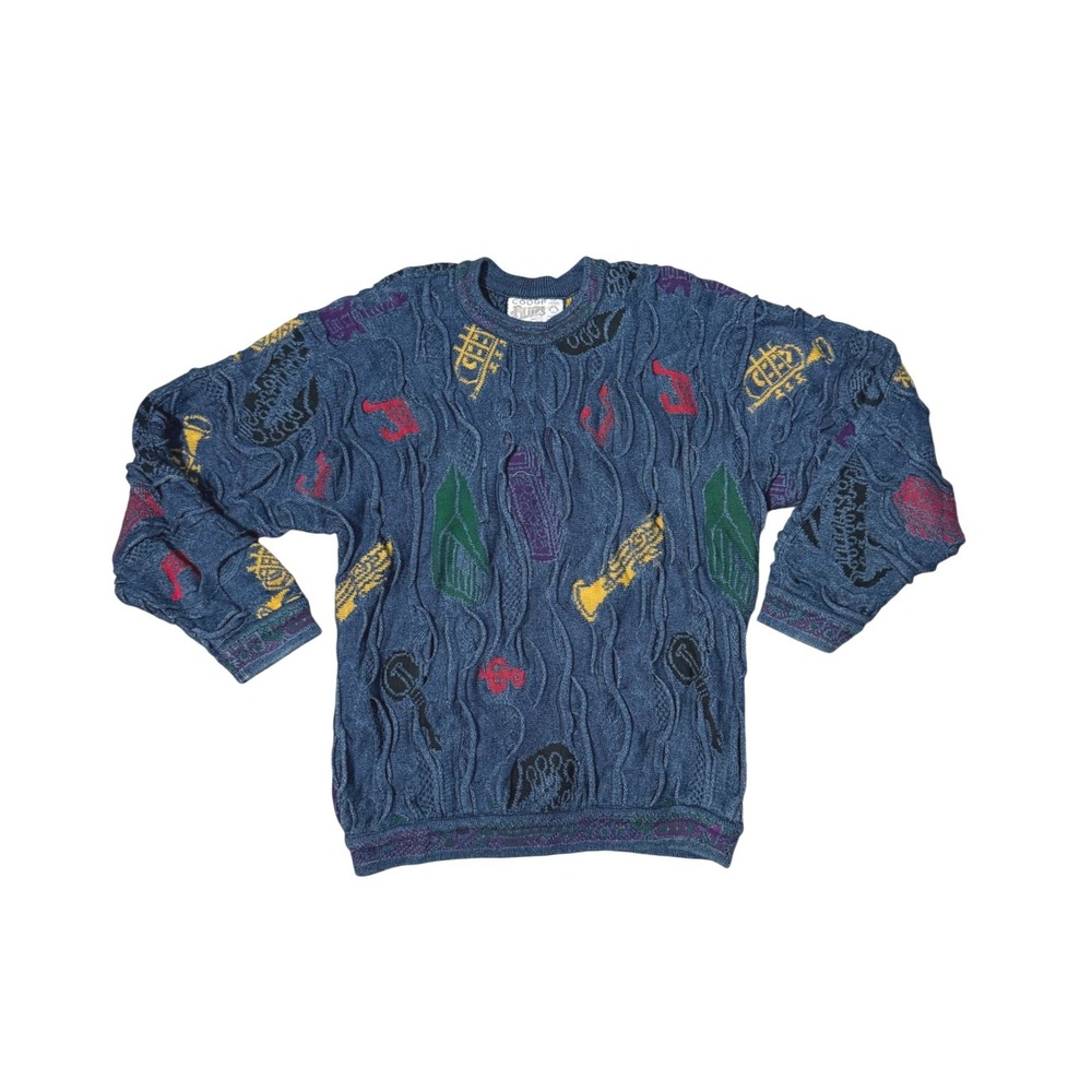 Vintage COOGI Australia Blues Crew Neck Knitted Sweater